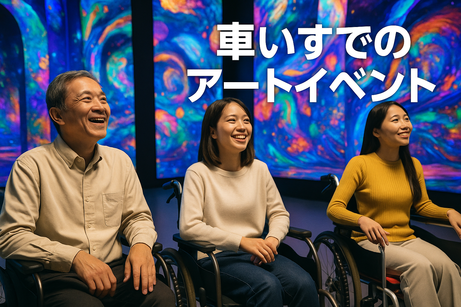 車椅子でのアートイベント