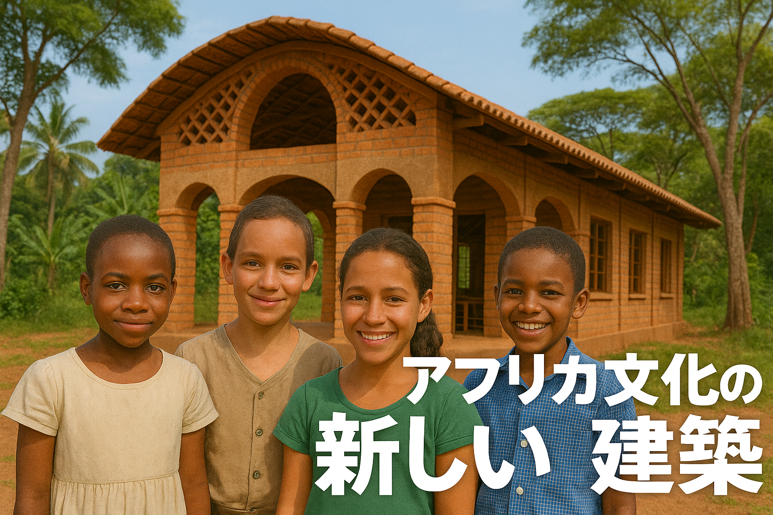 アフリカの子供たちと学校