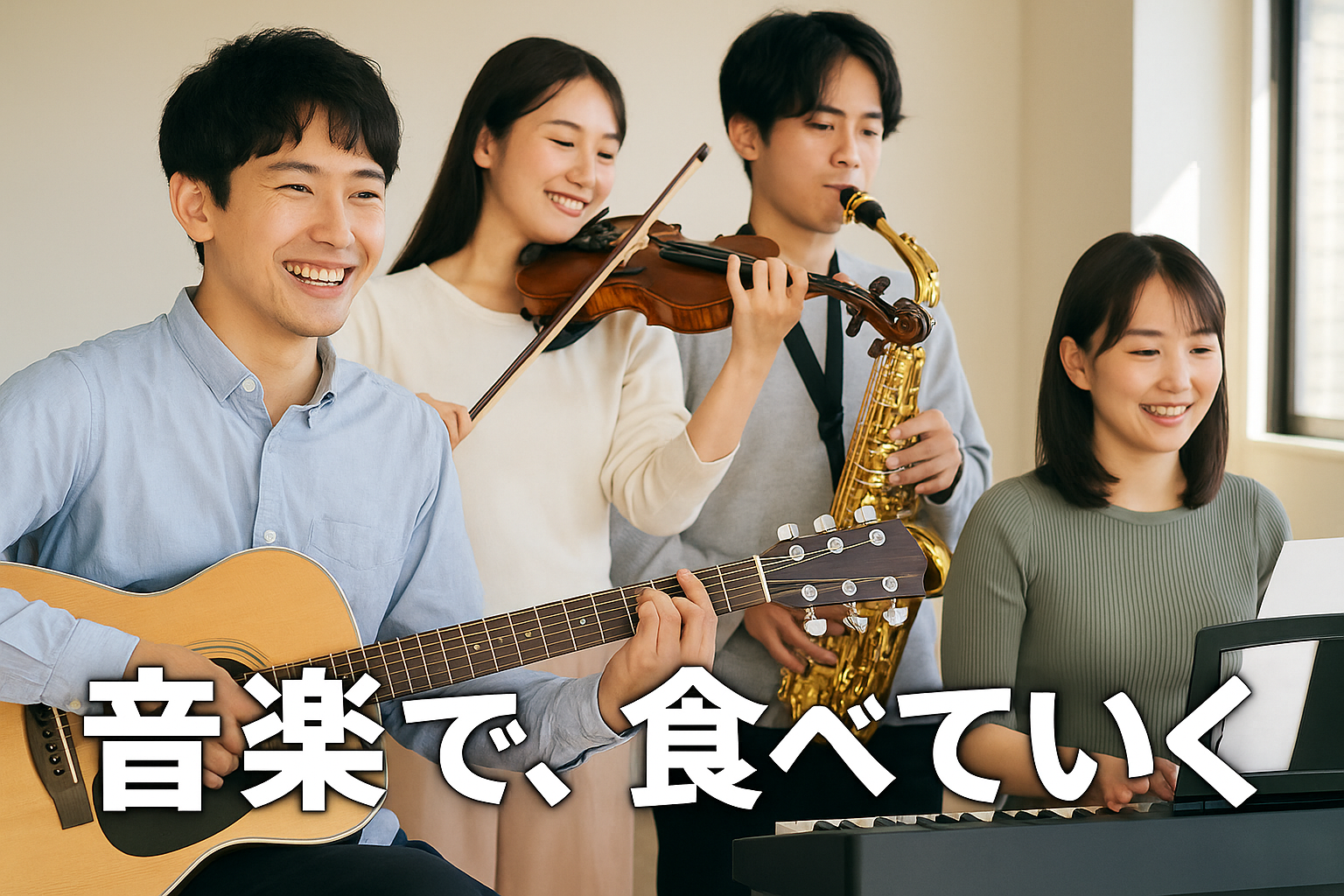 音楽で食べていく